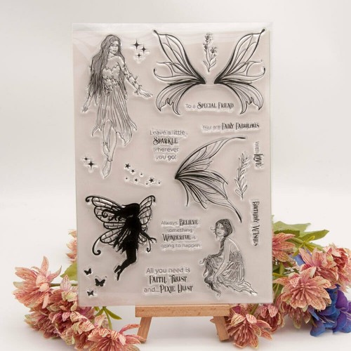 Fairy wish silicone clear - fairy,