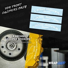 'LAND ROVER / BREMBO' Caliper Stickers for RANGE ROVER SPORT L461 (GLOSS WHITE)