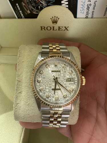 Rolex datejust 16233 - datejust, 36mm