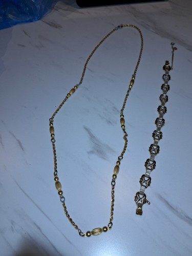 Pieces gold coloured - pieces, of