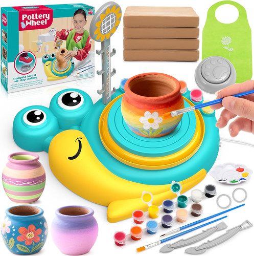 Kids pottery wheel kit - pottery,