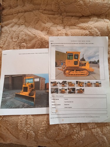 Track marshall tractor - marshall, x