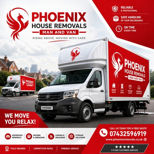 Man and van hire house - van,