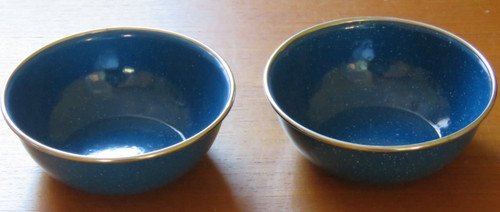 Blue enamel aluminium - x,