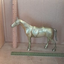 Large Brass Horse 8¼ Inch