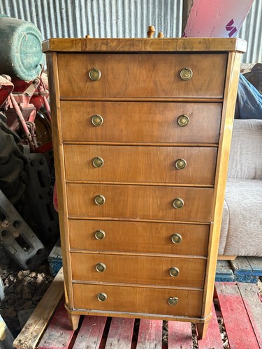Antique chest drawers - antique, yew
