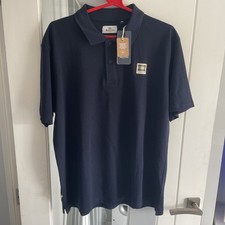100% Genuine Aquascutum Navy Blue Polo Shirt Rrp £92 More Sizes Av, Size-XXL