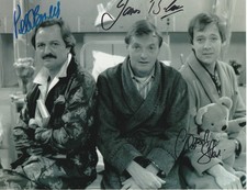 Peter Bowles Christopher Strauli James Bolam Hand Signed 10x8 Only When I Laugh