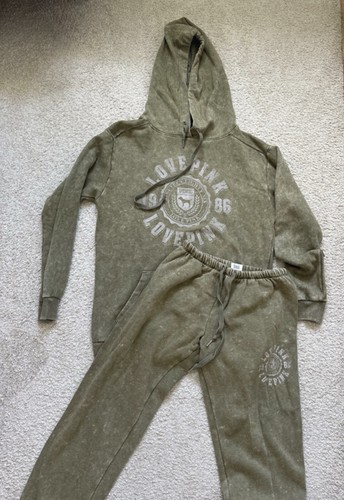 Pink victoria secret tracksuit - pink,