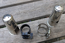 VINTAGE - 2 X COVERS & LIGATURES FOR SAX MOUTHPIECE