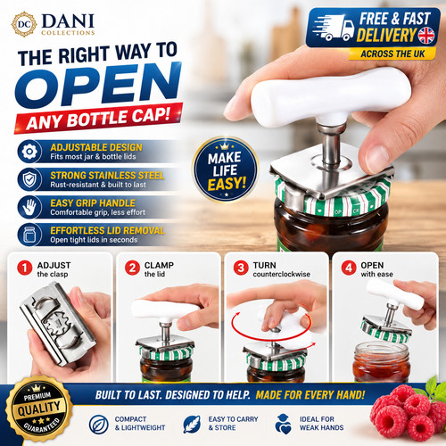 Stainless steel jar opener - stainless,