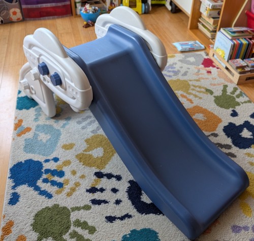 Slide blue 100cm approx - , slide,