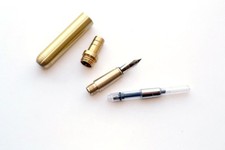Solid brass pen - -, fountain
