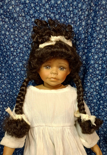 Vintage new global dolls - new, wig