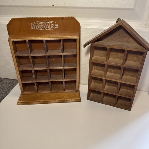 Vintage wooden wall display - vintage,