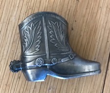 Vintage Solid Brass Cowboy