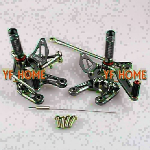 Grey rearset footpegs - grey,