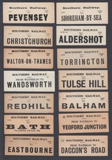 FOURTEEN Old Luggage Labels