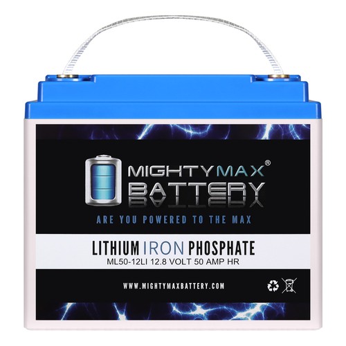 Mighty max 12v 50ah - 12v, lithium
