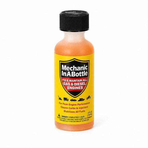 Mechanic bottle oz - in, a