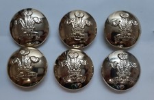 RRW Insignia Buttons British Army  Ich Dien Royal Regiment of Wales 40L