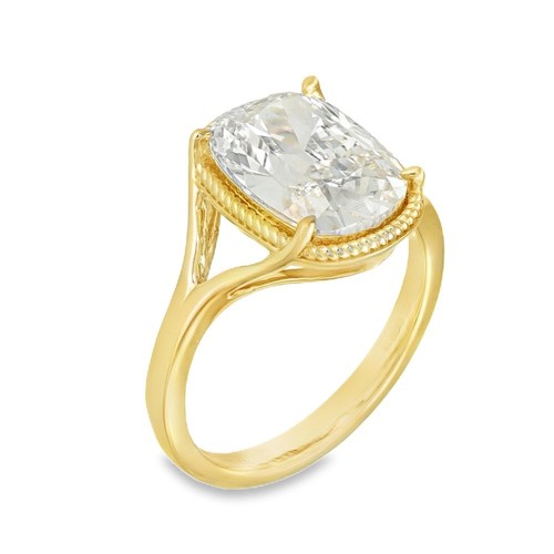 04ct yellow gold - yellow, certified