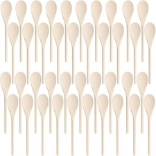 50 PCS Wooden Spoons for