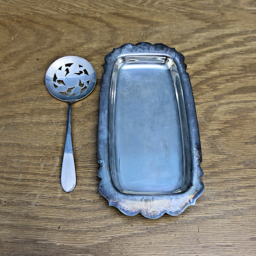 Rogers silver plate slice - silver,