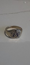 Masonic 9ct Gold Ring Size S