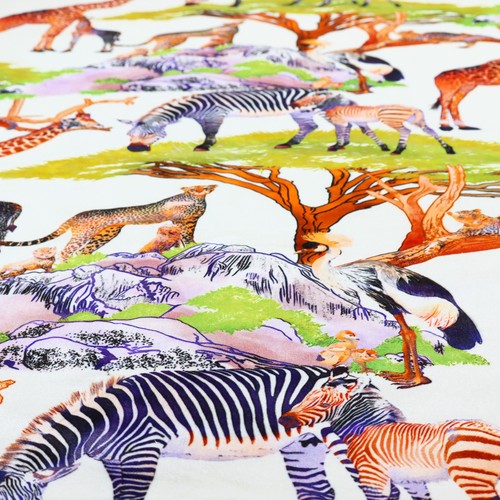 Zebra jungle upholstery fabric - zebra,