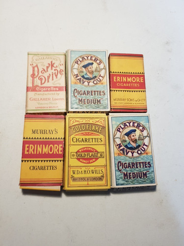 Vintage cigarette boxes - cigarette,
