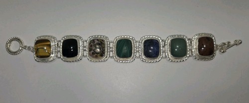 Vintage sterling silver multi - ,
