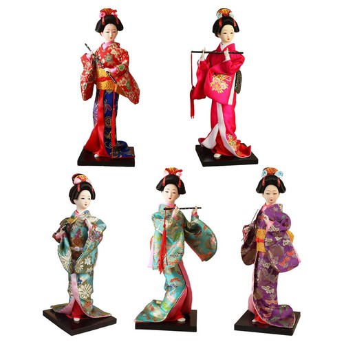 Japanese geisha kimono doll - japanese,