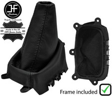 Black stitch leather - leather, automatic