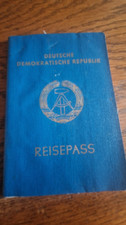 DR East german Document State Security PassBook RARE