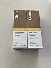 2 x50ml Oleus Rejuvenating Jojoba Oill 100% Cold Pressed Natural Vegan  Boxed