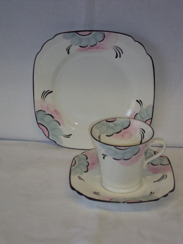 Vintage art deco handpainted - vintage,