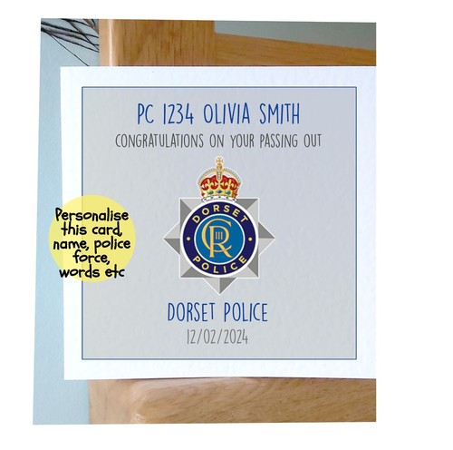 Personalised policeman police - policeman,