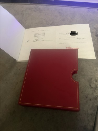 Cartier watch booklet case - cartier,