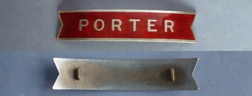 Enamel railway cap badge - enamel,