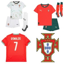 Portugal kids childrens full football kit 5-16yrs home & away 2025-26 Ronaldo 7