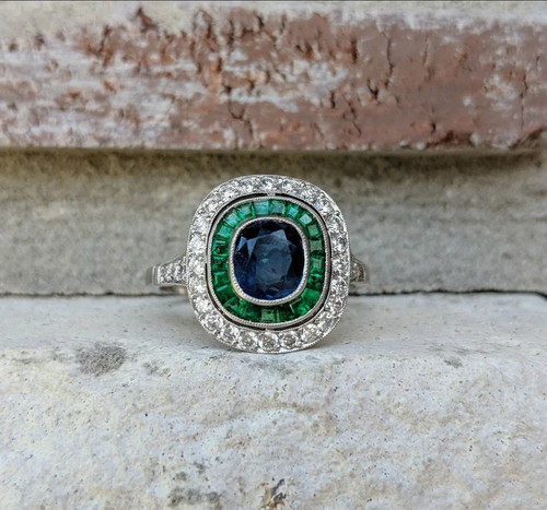 0ct cushion simulated - 2.0ct,