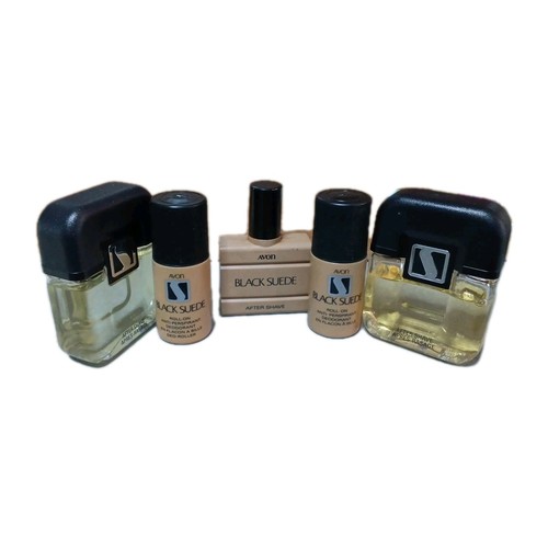 Vintage avon black suede - black,