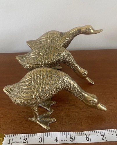 Vtg brass goose - vtg,