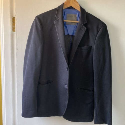Zara men navy blazer - men's, size