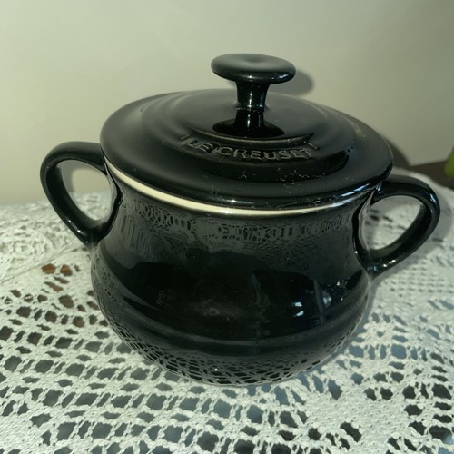 Creuset black stoneware - le,