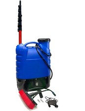 20L WINDOW CLEANING BACKPACK BLUE MAN  AND 20 FT  GLASS FIBRE POLE  Set