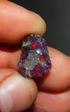 6.45 Ct Black Opal Raw, Multi