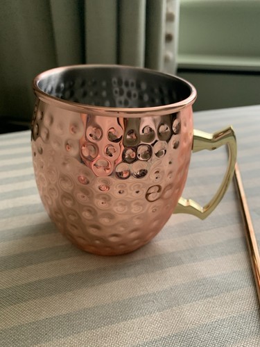 Copper coloured hammered - copper,