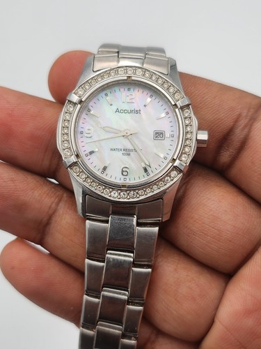 Accurist lb1640p quartz date - accurist,